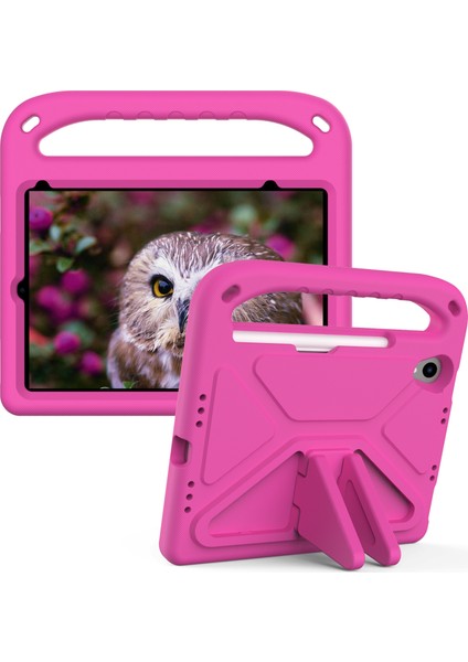 Darbeye Dayanıklı Kickstand Tasarım Sert Eva Tablet Kılıfı iPad MINI(2024)/MINI(2021)-ROSE (Yurt Dışından)