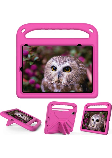 Darbeye Dayanıklı Kickstand Tasarım Sert Eva Tablet Kılıfı iPad MINI(2024)/MINI(2021)-ROSE (Yurt Dışından) fiyatları