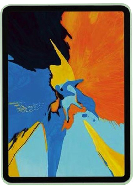 Mikrofiber Astar Sıvı Silikon Darbeye Dayanıklı Tablet Kılıfı Düşmeye Karşı Ince Hafif Koruyucu Kılıf iPad MINI(2024)/MINI(2021)-YEŞIL (Yurt Dışından) fiyatları