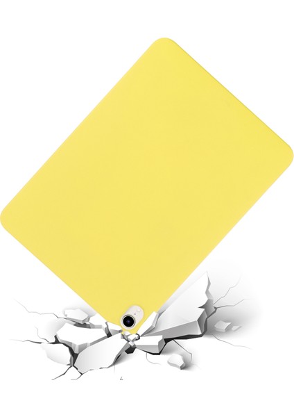 Mikrofiber Astar Sıvı Silikon Darbeye Dayanıklı Tablet Kılıfı Düşmeye Karşı Ince Hafif Koruyucu Kılıf iPad MINI(2024)/MINI(2021)-SARI (Yurt Dışından) fırsatları