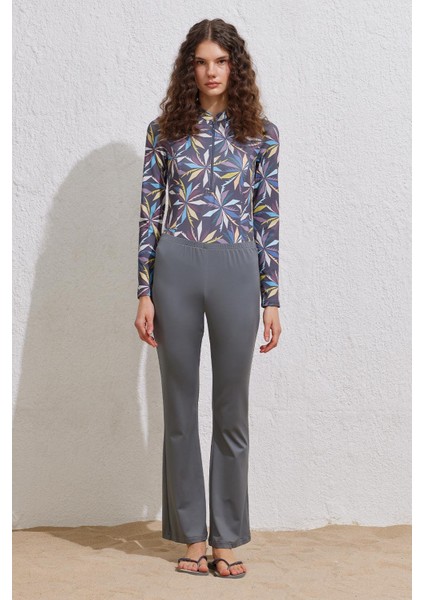 Tesettür Mayo Pantolon Gri