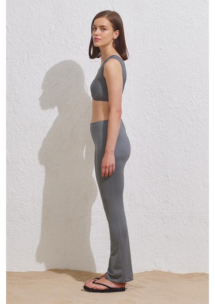 Tesettür Mayo Pantolon Gri modelleri