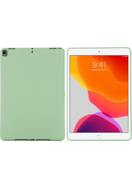 Sıvı Silikon Jel Ka Darbeye Dayanıklı Ince Kabuk Tam Vücut Koruma Kılıfı iPad 10.2 (2020)/(2021)/(2019)-YEŞIL (Yurt Dışından) fiyatları