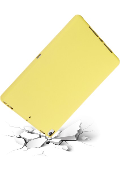 Sıvı Silikon Jel Ka Darbeye Dayanıklı Ince Kabuk Tam Gövde Koruma Kılıfı iPad 10.2 (2020)/(2021)/(2019)-SARI (Yurt Dışından) fırsatları