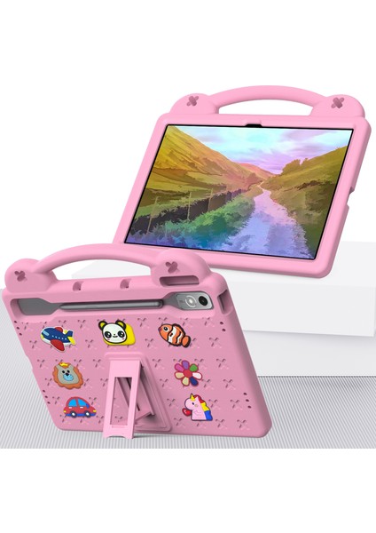 Lenovo Tab P12 Eva Kılıf Kickstand Düşme Koruyucu Sağlam Tablet Kılıfı-Pembe (Yurt Dışından) fırsatları