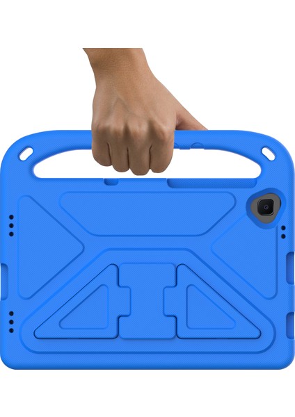 Kulp Kickstand Tasarım Tablet Koruma Eva Kılıf Kapağı Samsung Galaxy Tab A 10.1(2019)SM-T510/T515-BLUE (Yurt Dışından)
