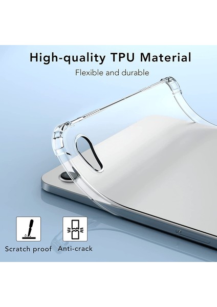 iPad MINI(2024)/MINI(2021) Için Temperli Cam Ekran Koruyuculu Dört Köşe Hava Yastığı Düşmeye Karşı Şeffaf Yumuşak Tpu Telefon Kılıfı Kabuğu (Yurt Dışından) fiyatları
