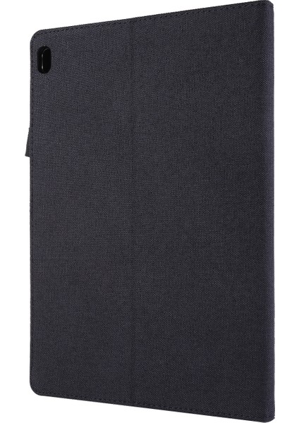 Lenovo Tab E10-SIYAH Için Kumaş Doku Deri Tablet Kabuğu Kart Tutucu Standı (Yurt Dışından) fırsatları