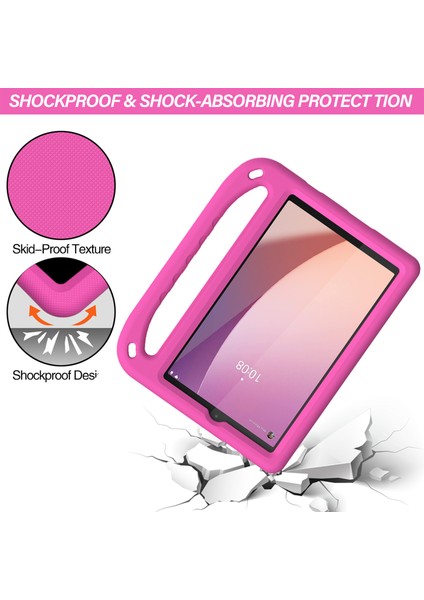 Lenovo Tab M8 (4. Nesil) 2024 TB-301XU/M8 (4. Nesil) 2023 TB-300FU El Tutacağı Eva Tablet Kılıfı Katlanabilir Destekli Tablet Kılıfı-Gül (Yurt Dışından) fiyatları