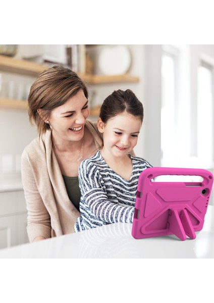 Lenovo Tab M8 (4. Nesil) 2024 TB-301XU/M8 (4. Nesil) 2023 TB-300FU El Tutacağı Eva Tablet Kılıfı Katlanabilir Destekli Tablet Kılıfı-Gül (Yurt Dışından) indirimleri