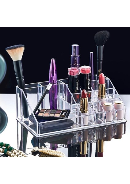 Büyük Boy Kozmetik Düzenleyici, Makyaj Organizer, Beyaz Renk, Pratik ve Şık Tasarım modelleri