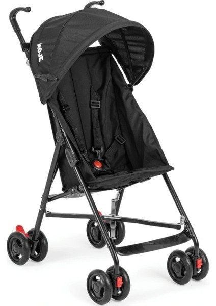 Nessiworld Moje Simple Pratik Baston Bebek Arabası Siyah