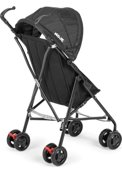 Nessiworld Moje Simple Pratik Baston Bebek Arabası Siyah