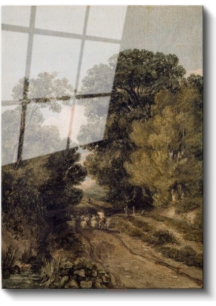 Thomas Gainsborough - Kırsal Patika Cam Tablo fiyatları