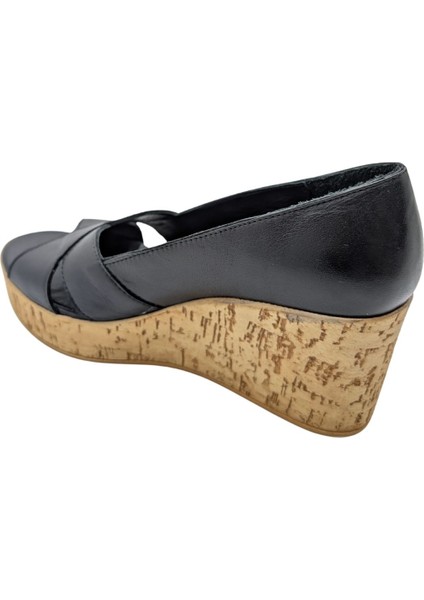 Flavine | Kadın Hakiki Deri Dolgu Topuklu Ayakkabı - Siyah - 38 fırsatları
