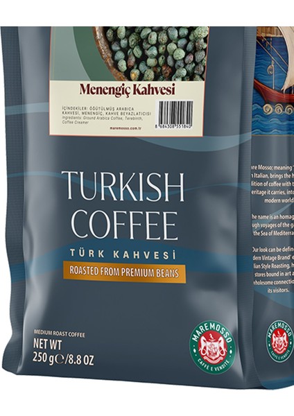 Türk Kahvesi Lezzet Seti 4x250 Gr. (Nitelikli, Osmanlı, Menengiç, Damla Sakızlı) fırsatları