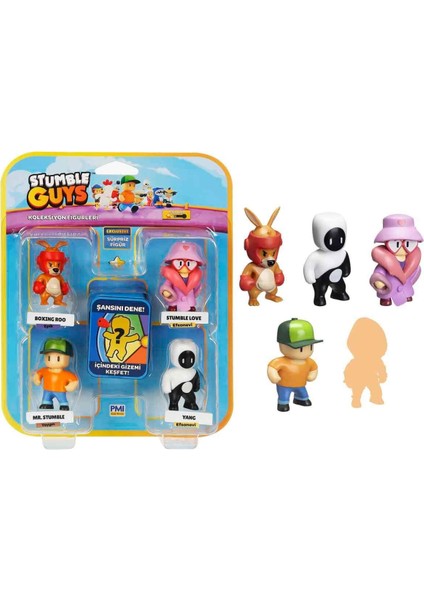 Pmı SG2240 Stumble Guys Figür Seti 5li -Necotoys modelleri