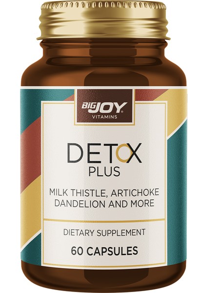 Detox Plus 60 Kapsül , Devedikeni , Enginar , Karahindiba Içeren Takviye Edici Gıda (30 Günlük)