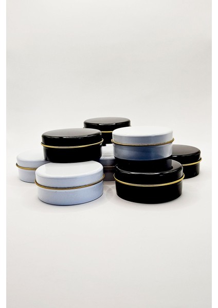 10'lu Metal Teneke Dekoratif Saklama Kutusu, 7,5x3 Cm, Çok Amaçlı ve Şık Tasarım fiyatları