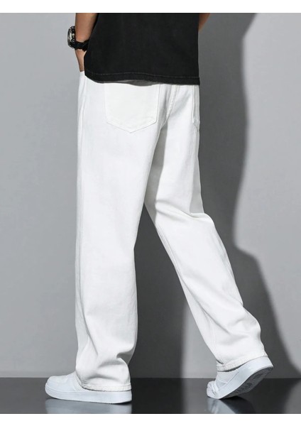 Erkek Baggy Casuel Jean Kot Pantolon fırsatları