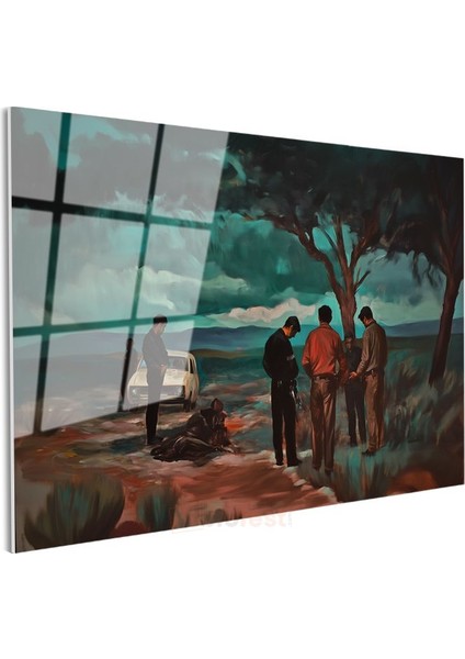 Pedro Correa - Kırsal Buluşma Cam Tablo modelleri