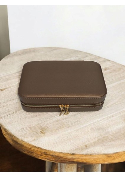 14X21 cm Derili Ahşap Takı Saklama Kutusu, Seyahat ve Düzenleme Için Ideal modelleri