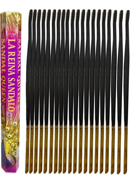 Elite Sandal Queen ( Kralice ) Çubuk Tütsü 1 Paket 20 Adet Bambu Çubuk Tütsü 1 Adet