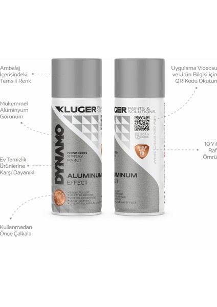 Sprey Boya Alüminyum Efekt 402 fiyatları