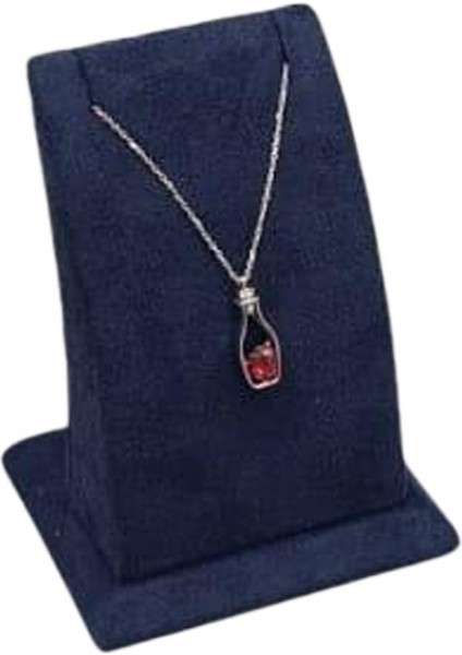 Lacivert Sardunya Kumaş Makyaj ve Takı Organizeri, 9x8 Cm, Şık ve Kullanışlı Tasarım