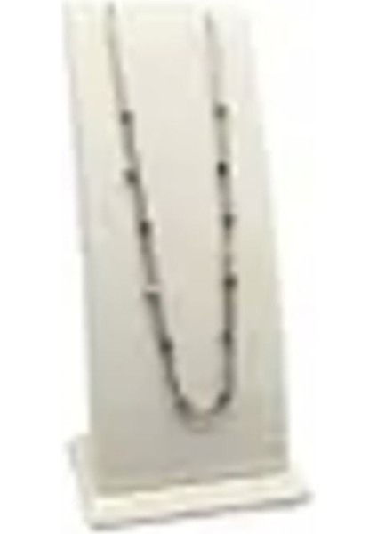 Krem Renk Ayaklı 17/8,5 cm Kolye Sergileme Standı, Şık ve Kullanışlı Dekorasyon Ürünü