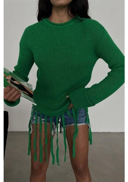 Alise Fitilli Püskül Detay Kazak 1199-09 modelleri