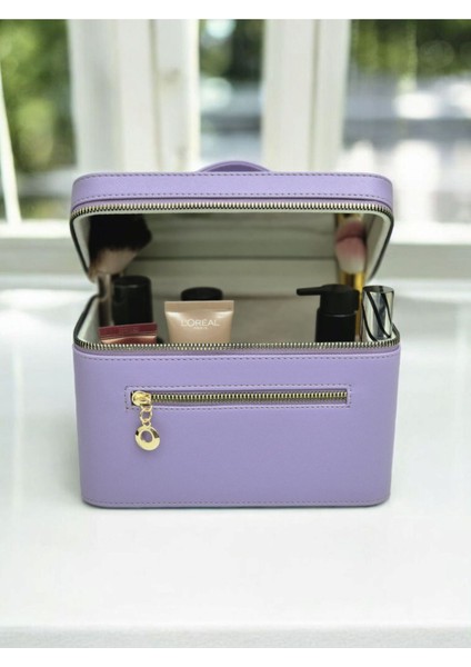 Aynalı Seyahat Makyaj ve Bakım Çantası, Şık ve Pratik Tasarım