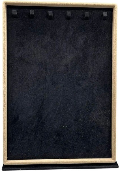 Süet Kumaş Siyah Tırnaklı Stand, 34X24 Cm, Şık ve Kullanışlı Aksesuar. fiyatları