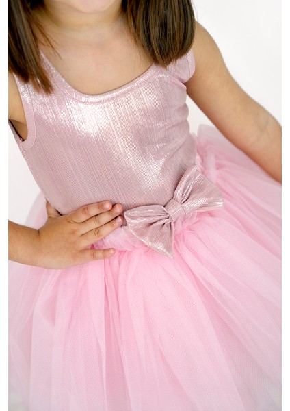 Parıltılı Askılı Çıtçıtlı Kız Body ve Fiyonklu Kabarık Tütü Etek Takımı modelleri