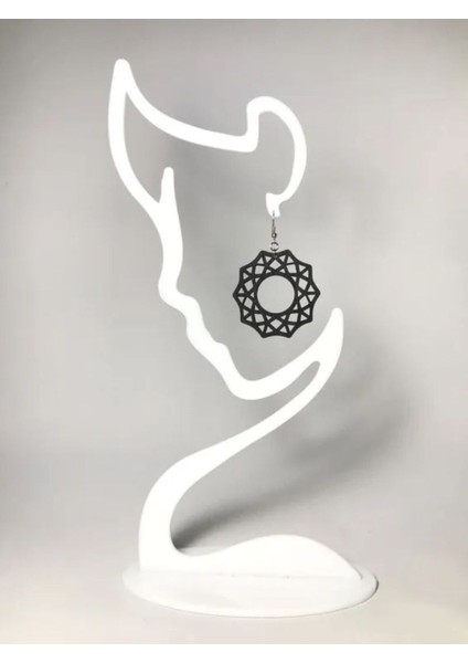 Beyaz Küpe ve Takı Organizeri, Şık ve Kullanışlı Tasarım, Düzen Sağlar