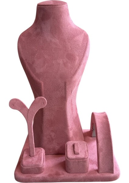 Özel Tasarım Pembe Takı Standı, Şık ve Kullanışlı Seramik Dekorasyon Eşyası