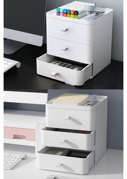 6 Çekmeceli Çok Amaçlı Beyaz Makyaj Organizeri fiyatları