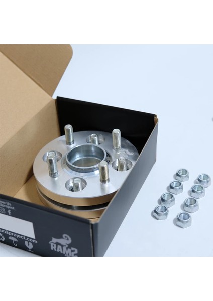 4X100 56,1 15MM Silver Spacer