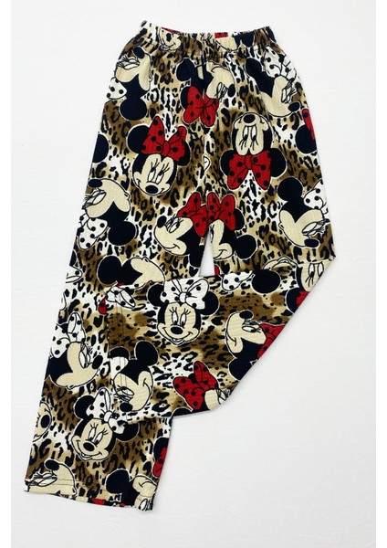 Kız Çocuk Alt Geniş Paça Desenli B76 modelleri