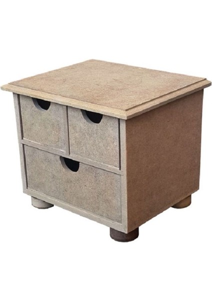 Çok Amaçlı Çok Bölmeli Mdf Takı Kutusu, Şık ve Kullanışlı Tasarım