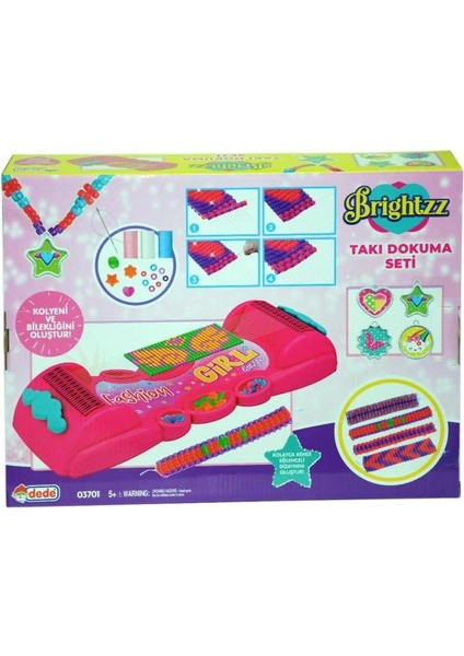 03701 Takı Dokuma Seti Çok Renkli