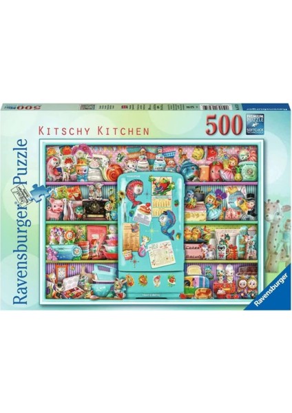 500P Puz Renkli Mutfak Yapboz