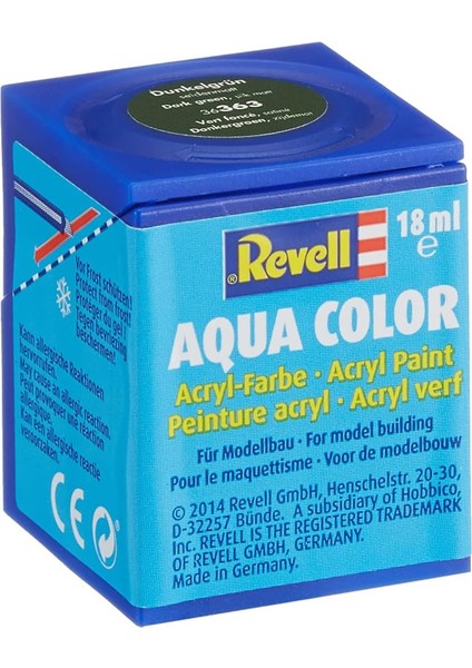 - Su Bazlı Maket Boyası Koyu Yeşil Ipek 18 ml (36363)