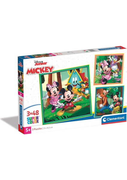 Clementonı 3X48 El. Super Kolor Mickey/minnie [puzzle]