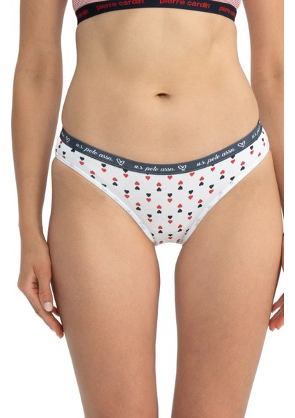 U.s Polo Assn. 66430 Kadın Karışık Desen Pamuklu 3'lü Slip Külot-Lacivert fiyatları