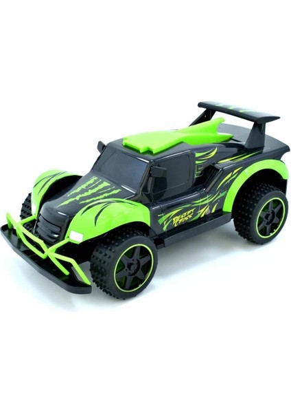 1:18 Buggy Karanlıkta Parlayan Uzaktan Kumandalı Araba 15199 Yeşil