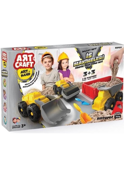 03727 Iş Makineleri Kum Seti 750 gr -