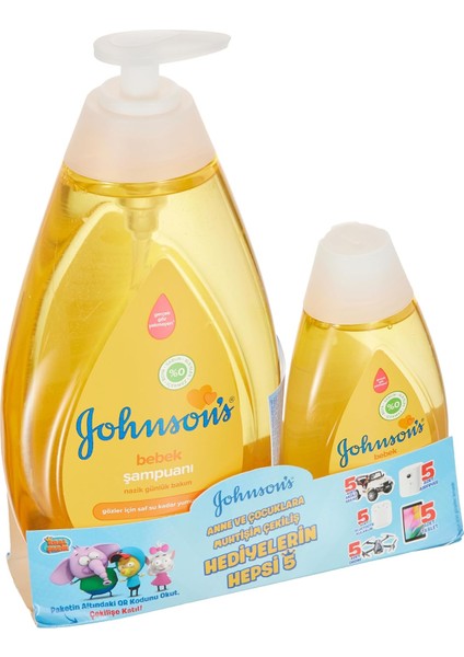 Johnson's Bebek Şampuanı Kral Şakir 750 ml + 200ML
