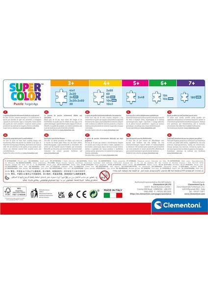 Clementonı 3X48 Super Kolor Fantastic Creatures [puzzle] modelleri