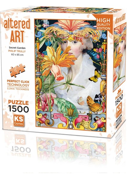 22028 Secret Garden 1500 Parça Puzzle -Ks